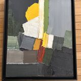 Abstract painting HST Jean Soyer