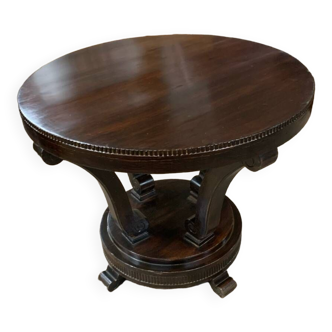 Art deco pedestal table