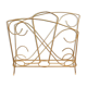Porte revue en métal doré