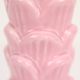 Vintage pink vase palm tree martan portugal 701 crackle porcelain 31cm