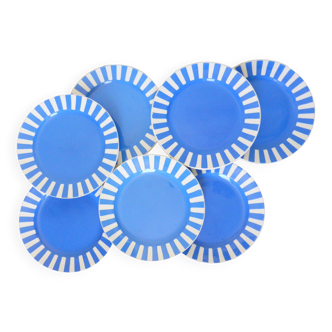 7 Sarreguemines dessert plates model Fox Trott 2106188