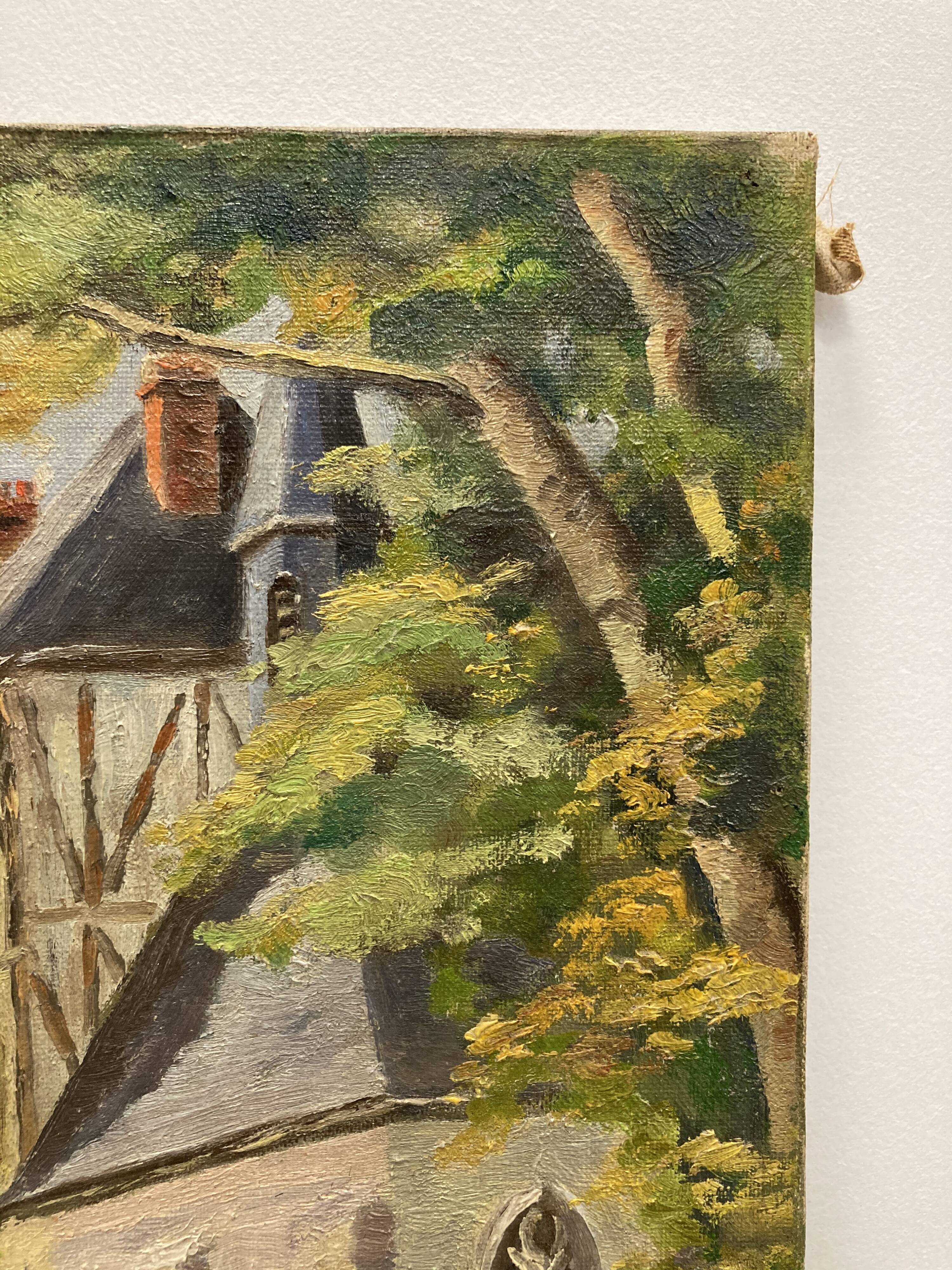 Huile sur toile vintage