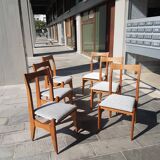 6 chaises Guillerme et Chambron