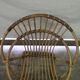 Vintage rattan/bamboo shell children's armchair