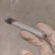 Painting hand to the cigarette oil on cardboard years 30 40 signed Pierre Roig