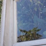 Wooden canopy 3 windows with bellows and abbatant