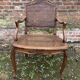 Canned armchair from the Regency period