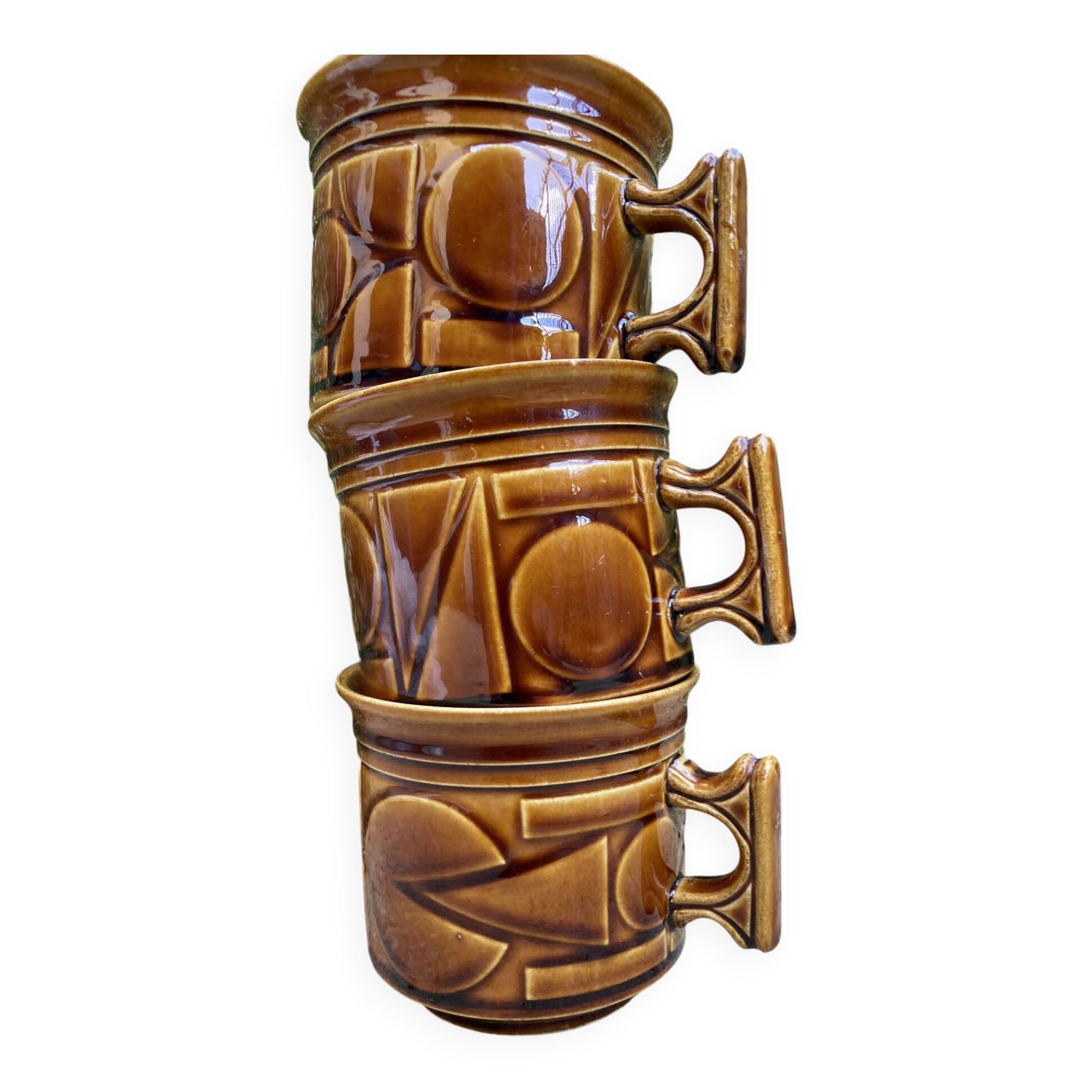 Space Age camel mugs