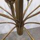 Brass chandelier with 16 lights, 1970s.