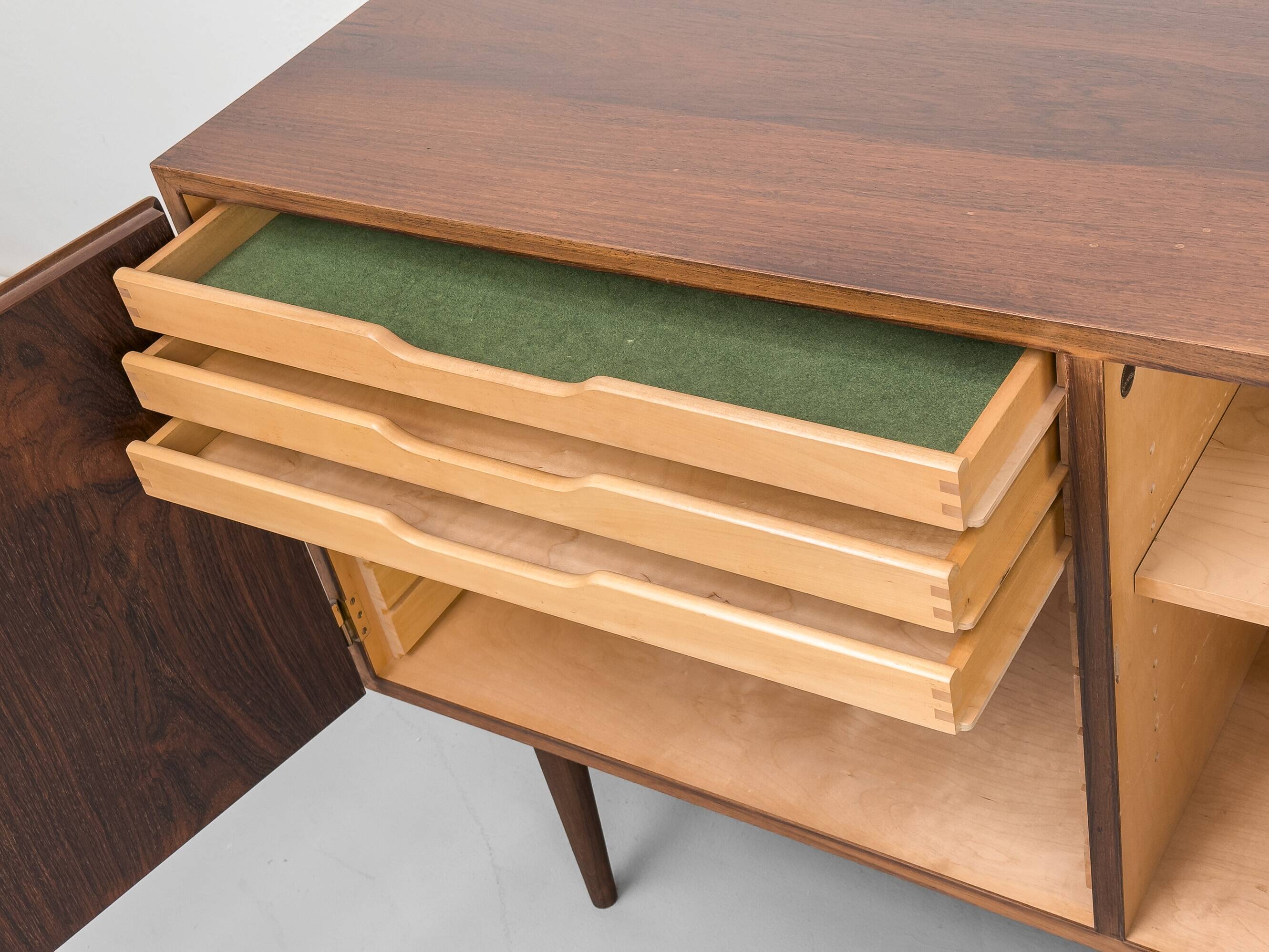 Danish sideboard by Carlo Jensen for Hundevad & Co., 1960s