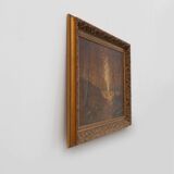 Signed French Oil on Canvas painting of a forest, Paris, 1926