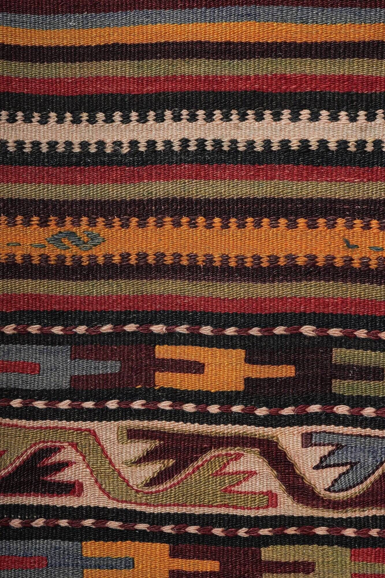 Vintage Turkish hallway rug 71x760 cm
