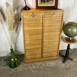 Curtain cabinet raw oak binder