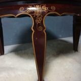 Antique Japanese coffee table with stools