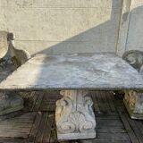 Built-in stone garden room