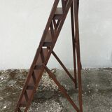 Former grand step ladder foldable wooden library
