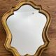 Miroir doré baroque 33x25cm