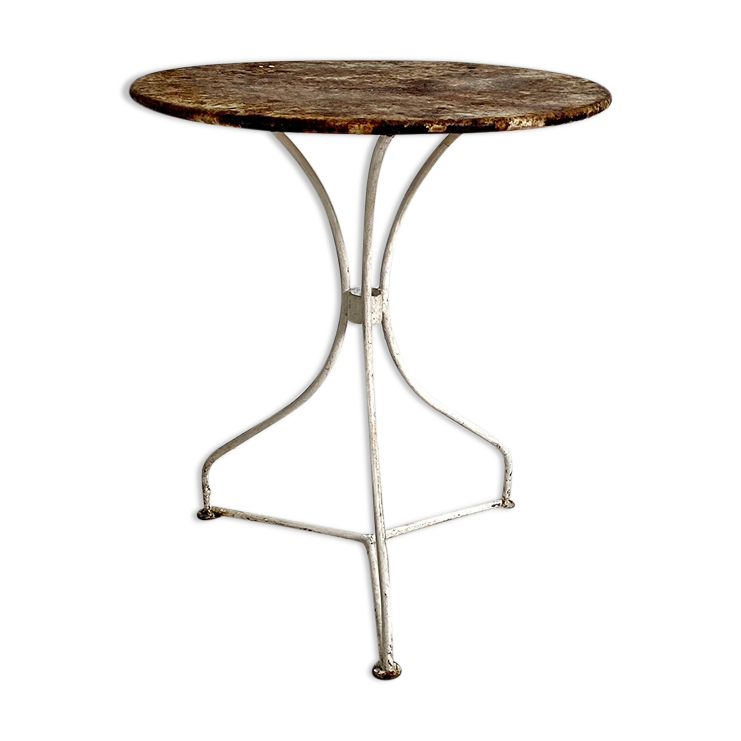 Vintage garden pedestal table