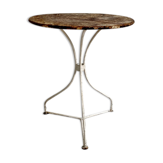 Vintage garden pedestal table