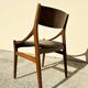 4 chaises H Vestevig Eriksen, Møbelfabrik. Danemark 1960