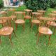 10 Baumann style bistro chairs