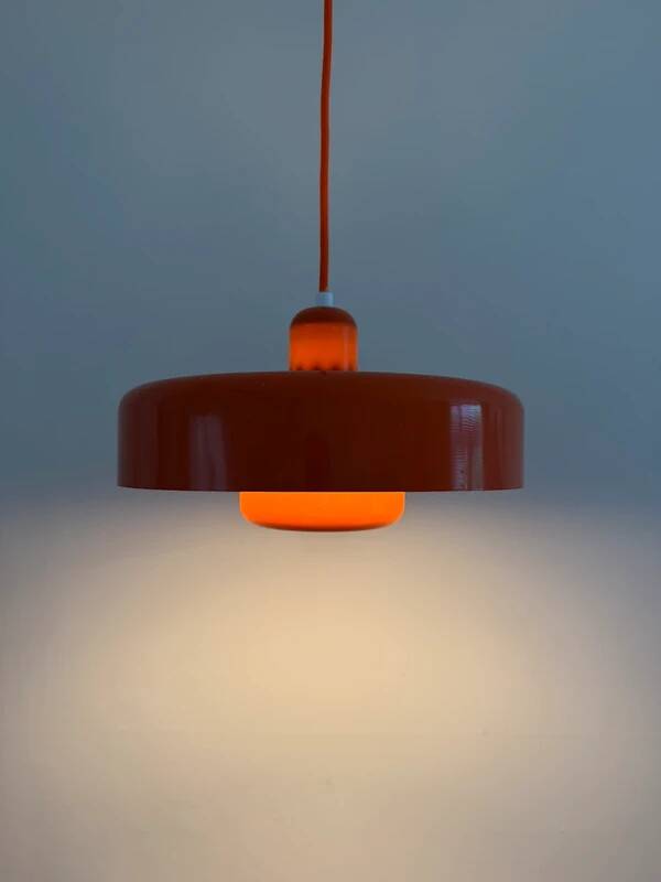 Vintage Vitrika Gogo - Dan Heerso - 1970s space age lamp - Danish design lamp