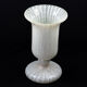 Vase Art Deco Murano Double Latticino Glass-1930s