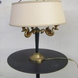Lamp model called "aux cygnes" of the house Lucien Gau manufacturer in Paris