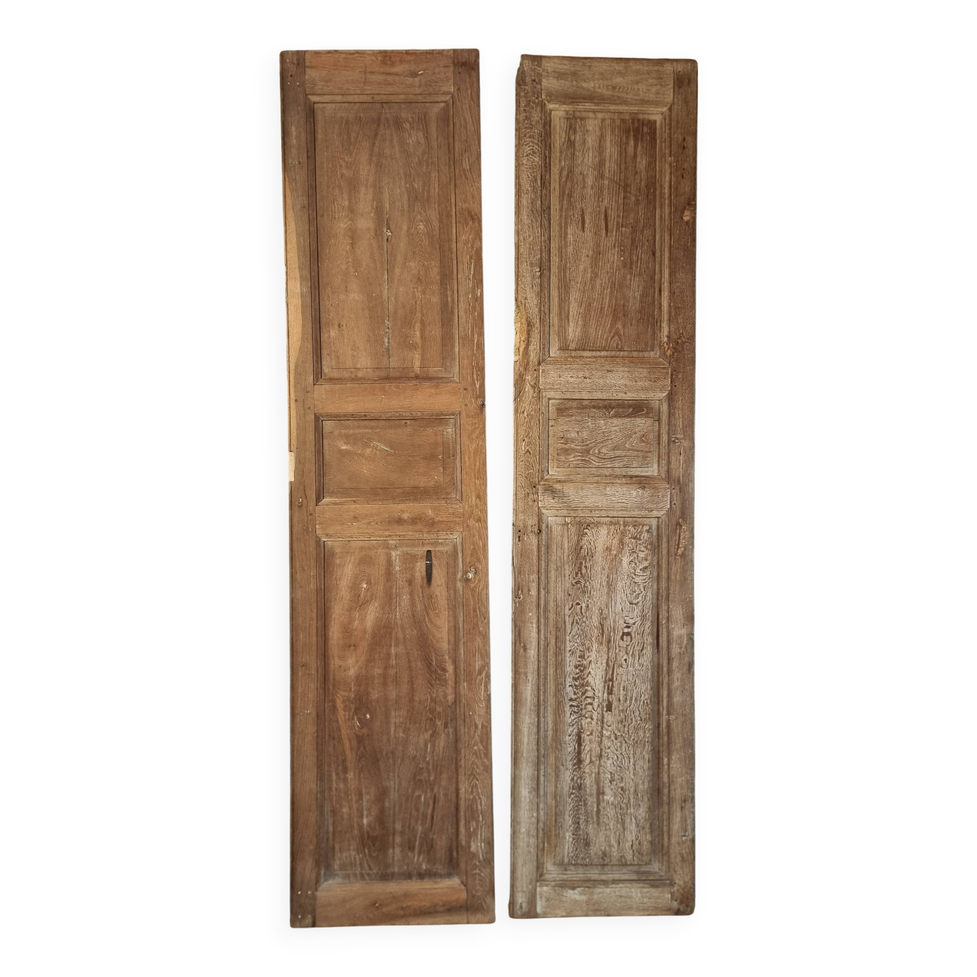 Pair of antique French oak doors – Late 19th century