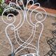 Serie de chaises de jardin en metal