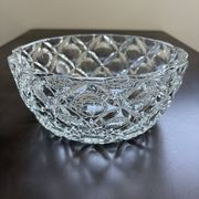 Crystal salad bowl