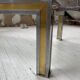 Brass chrome coffee table