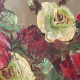 Small bouquet painted in oil