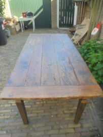 Antique old wooden table