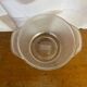 Seau A Glace Ancien SPIE Verre Moulé Carte Europe Vintage