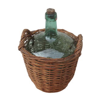 Demijohn surrounded with wicker 10l