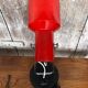 Old Articulated Lamp 70's Metal Red Black & Chrome Vintage