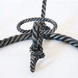 Marine decoration wrought iron coat rack