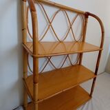 Set of bamboo shelves