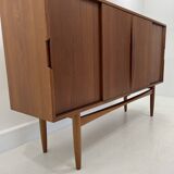 Sideboard in Teak with Sliding Doors, 1965