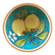 Italian bowl painted lemon decor