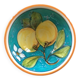 Bol italien peint décor citrons