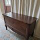 Antique trough / antique chest in solid oak – late 19th / early 20th century