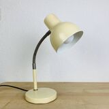 60s beige metal desk lamp