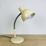 Lampe de bureau années 60 métal beige