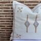 Coussin en soie de cactus, coussin lombaire en soie de cactus, coussin