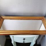 Set 2 vintage Italian wooden mirrors 80s 50x24cm