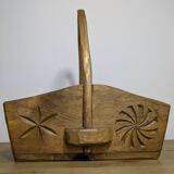 Basket in good vintage Sculpture of Queyras