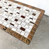 Modernist coffee table in glazed ceramic, circa 1960