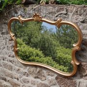 Large wall mirror with golden stucco mouldings – Louis XV Rococo style – 124